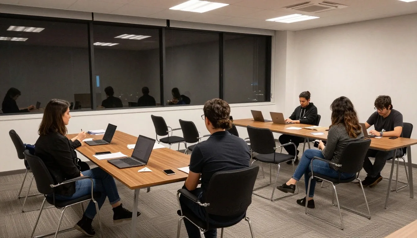 Entrega del informe final de QA en una reunión