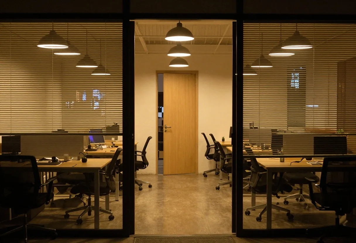 Detalle de una lista impresa con borde perforado bajo luz cálida